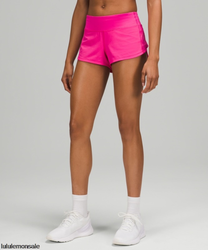 Lululemon Damen DELULU352 | Lululemon Deutschland Sonic Pink Speed Up Low-rise Gefütterte Short 25